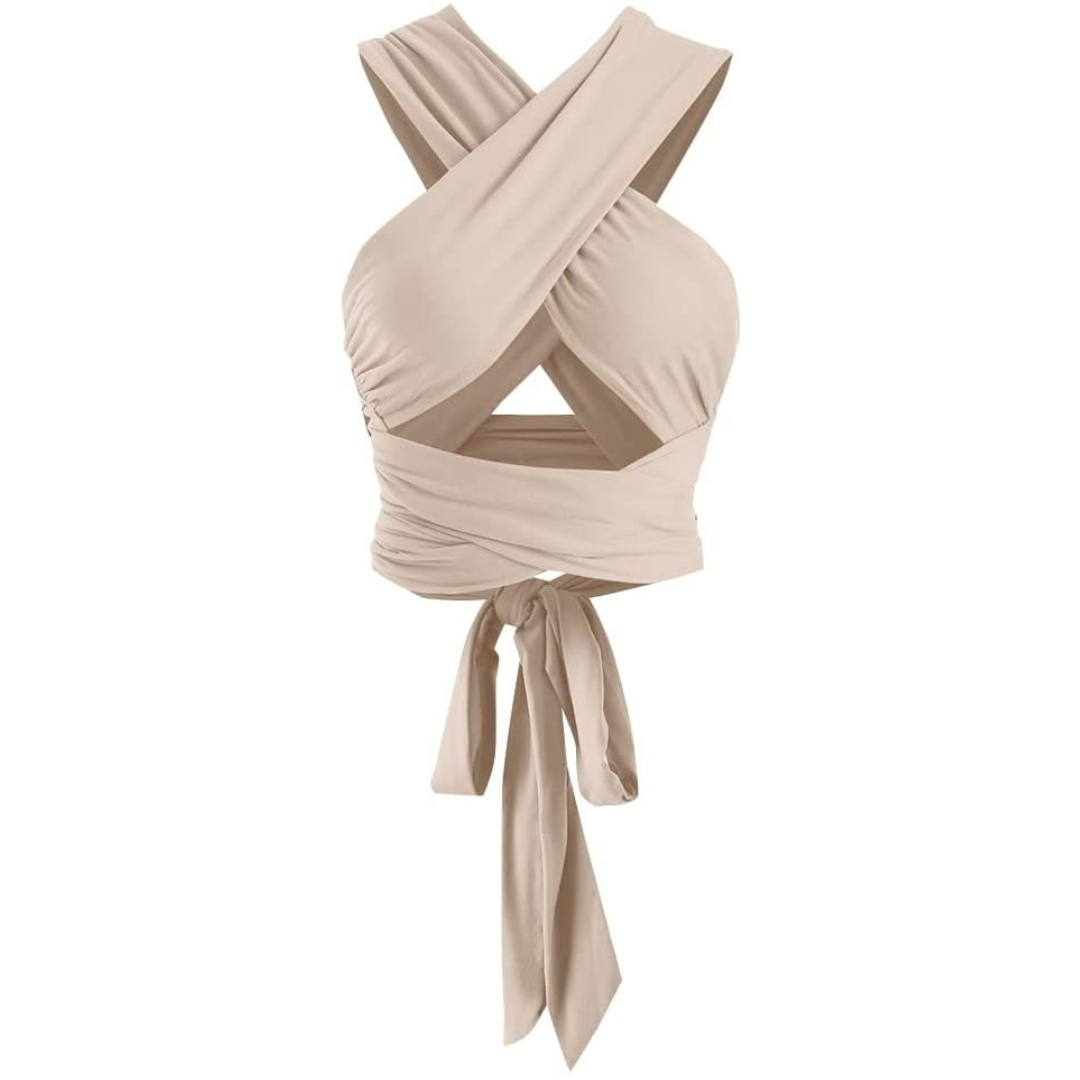 WRAP TOP ECRU BABE IN SHAPE